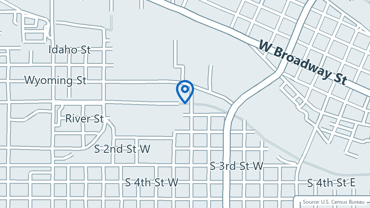 Map showing Inner Journey Healthcare in Missoula, Montana