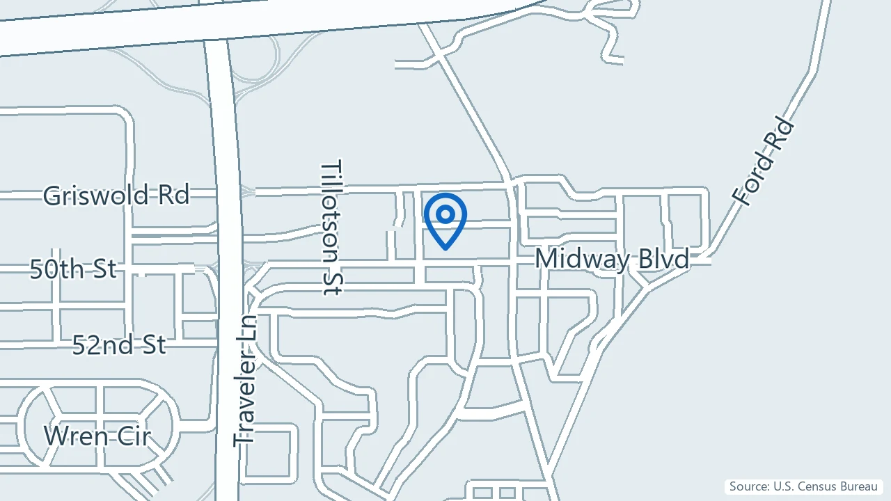 Map showing Charak Center for Health & Wellness in Elyria, Ohio