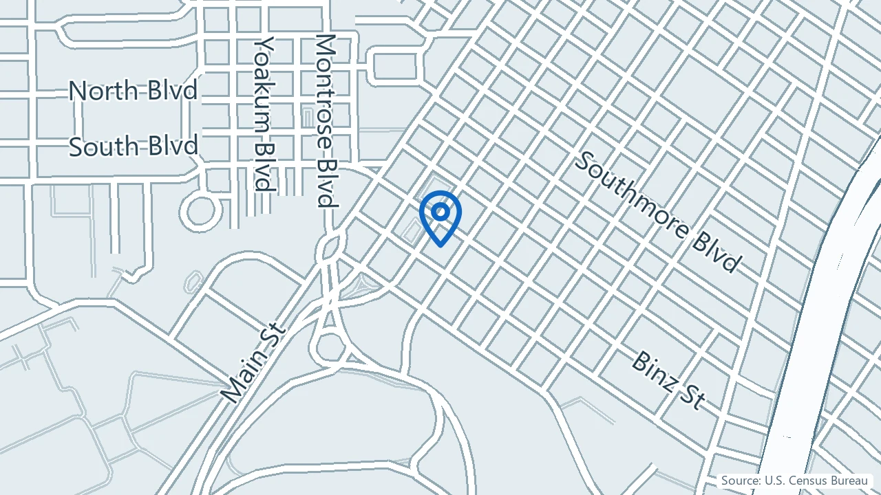 Map showing Mindful Health Solutions in Houston, Texas
