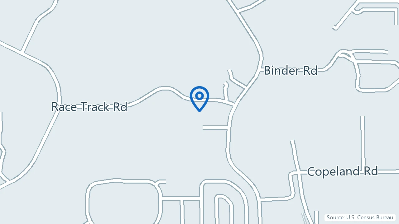 Map showing Tampa Options for Psychiatric Services in Odessa, Florida