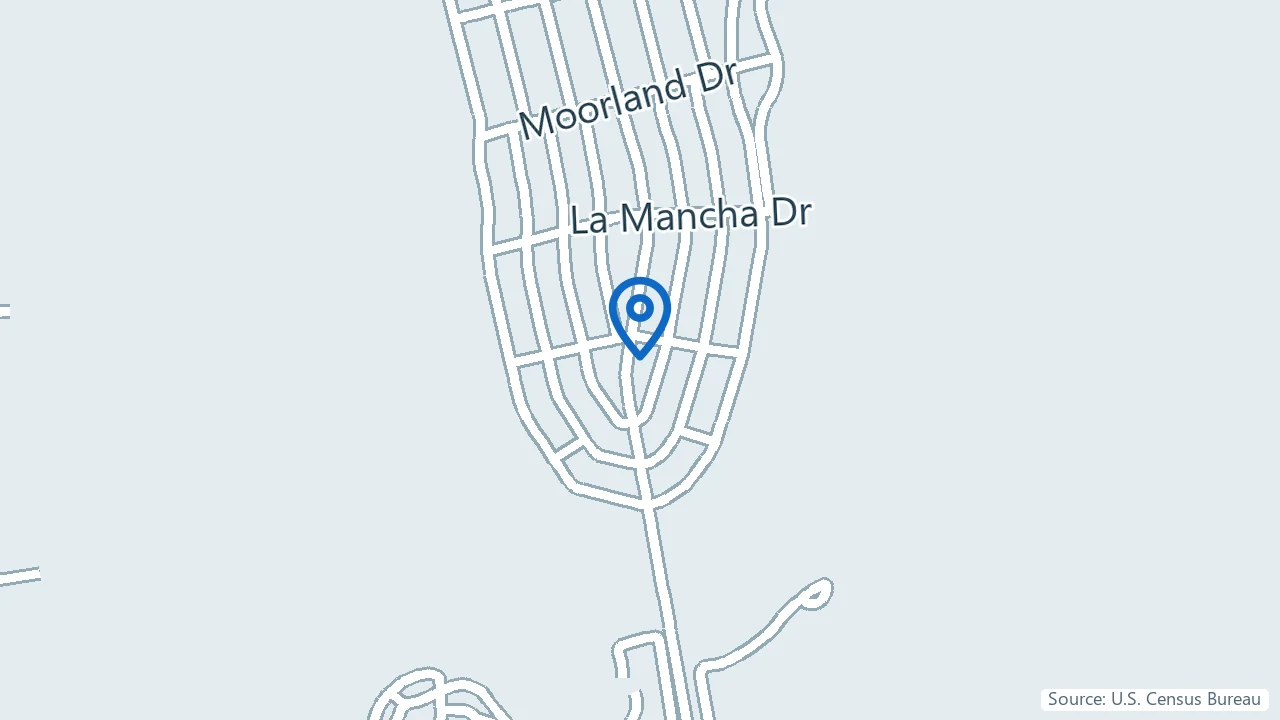 Map showing Daydream MD in San Diego, California