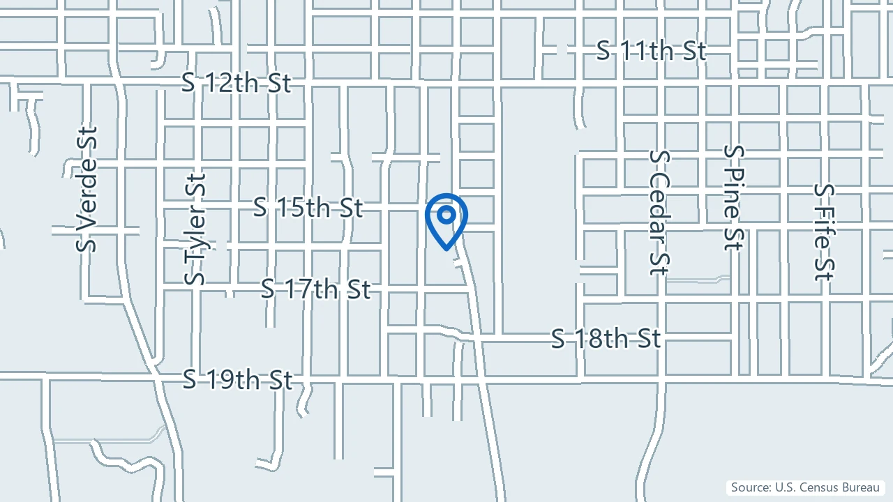 Map showing Seattle Neuropsychiatric Treatment Center in Tacoma, Washington