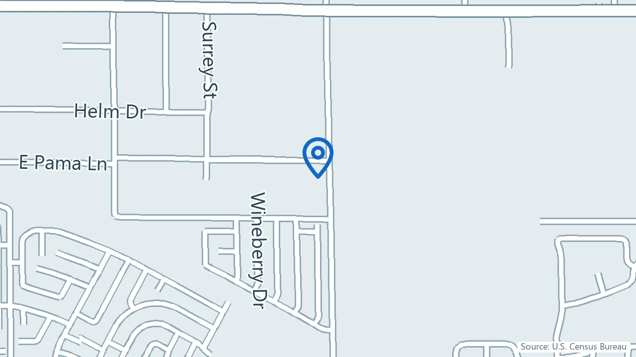 Map showing Mind and Pain Specialist in Las Vegas, Nevada