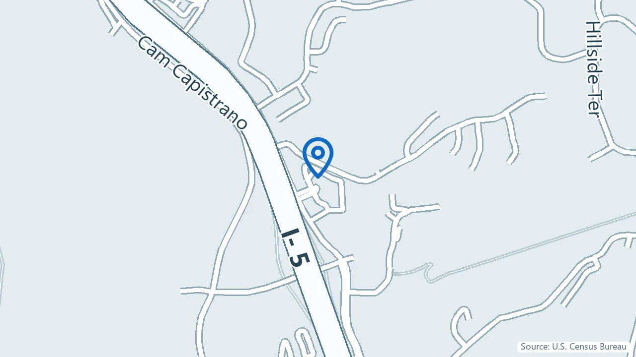 Map showing Renew Ketamine Infusion in San Juan Capistrano, California