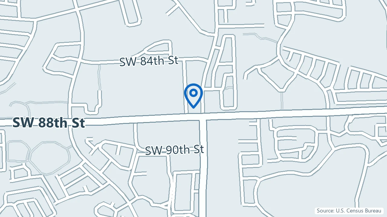 Map showing Infinity Life Wellness Center in Miami, Florida