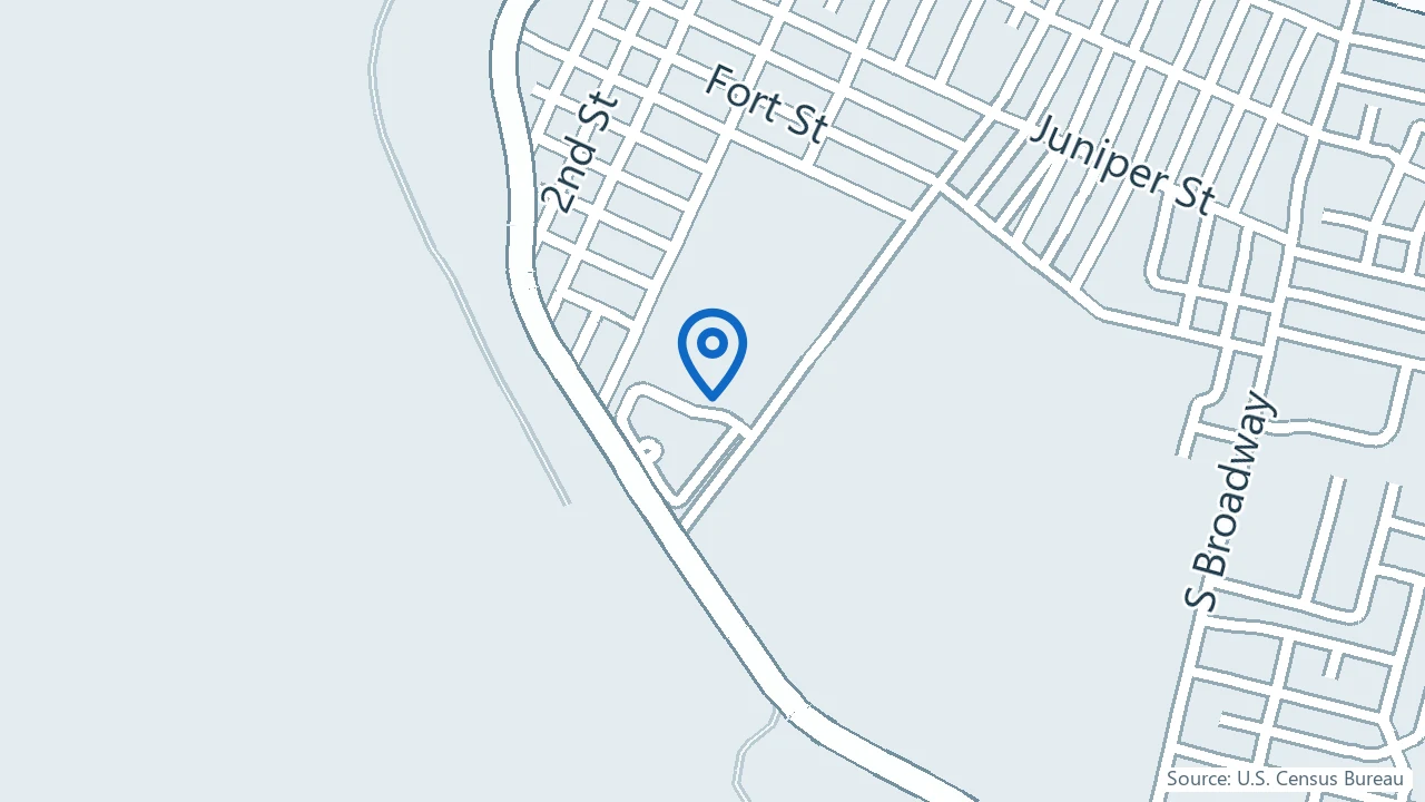 Map showing Bluewater Psychiatry & Ketamine, LLC in East Providence, Rhode Island