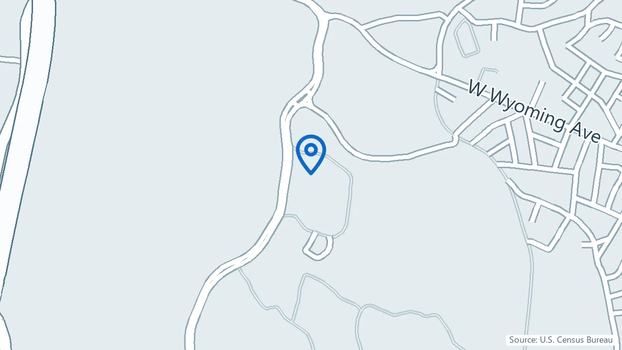 Map showing Advanced Pain Management Center in Stoneham, Massachusetts