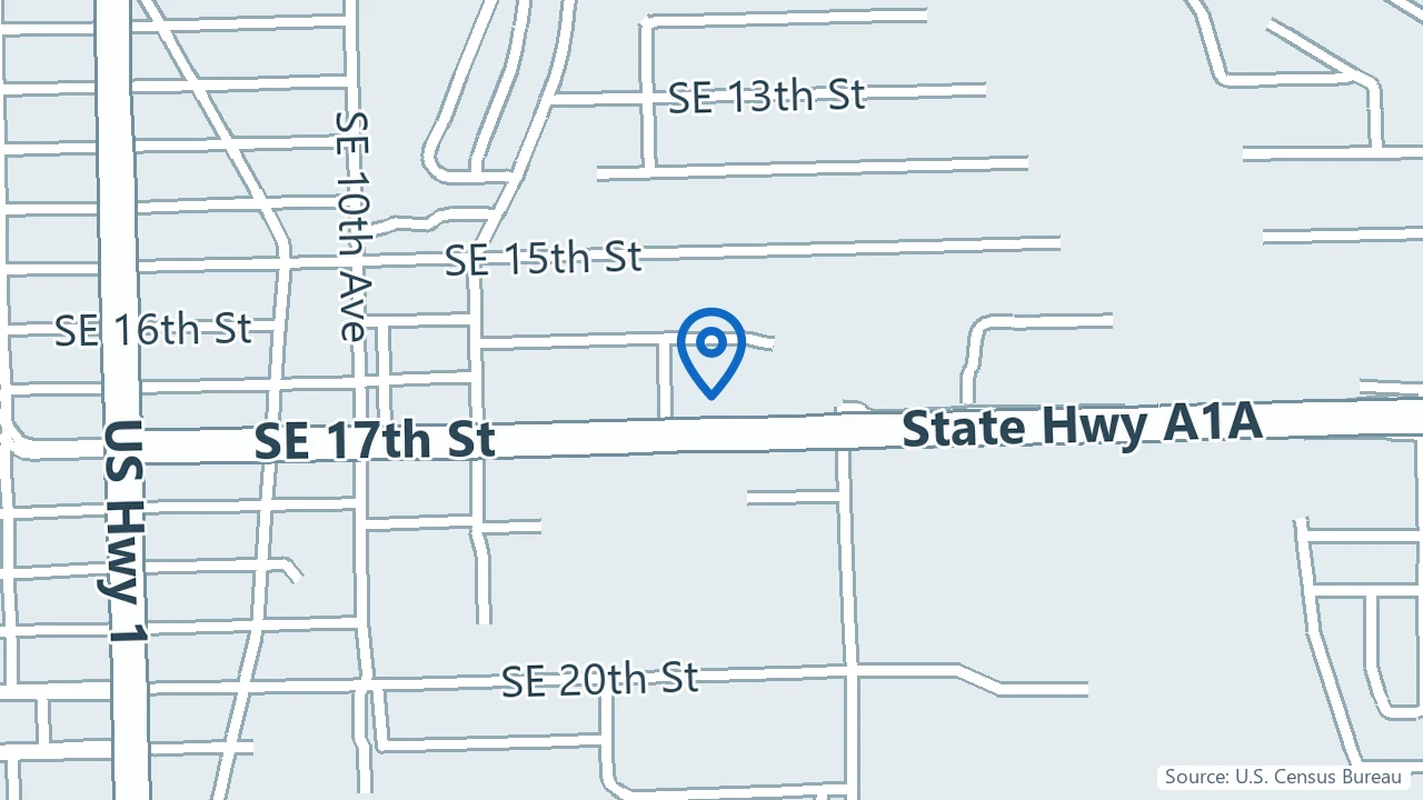 Map showing Ketamine Wellness Florida in Fort Lauderdale, Florida