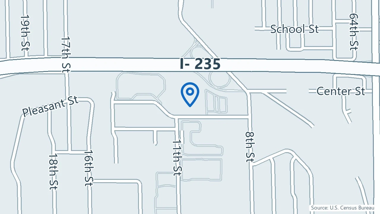 Map showing Revitalize Clinic in West Des Moines, Iowa