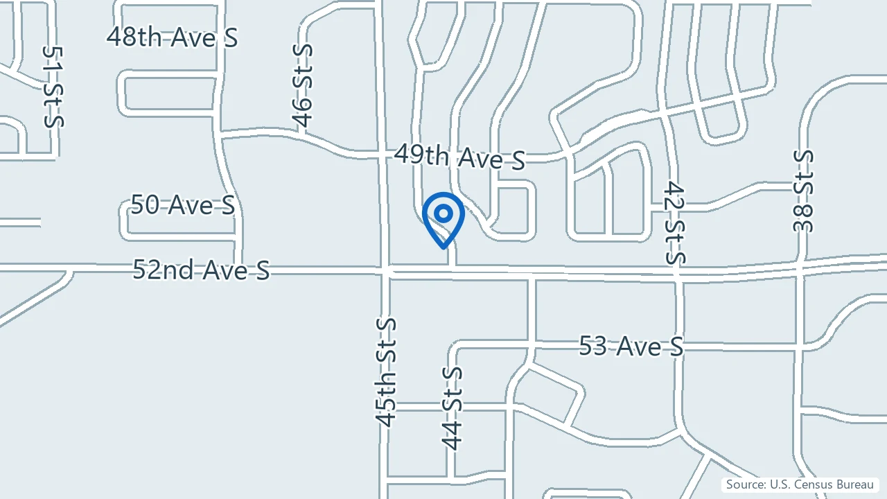 Map showing Firefly Medical Group in Fargo, North Dakota