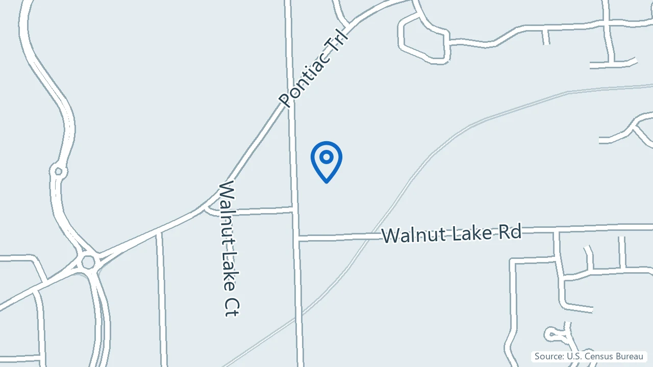 Map showing Michigan Interventional Pain Associates in West Bloomfield, Michigan