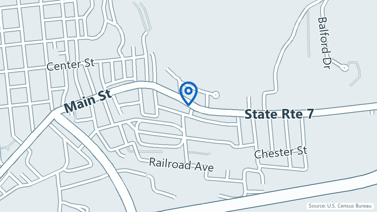 Map showing Providence Medical and Infusion Center in Oneonta, New York