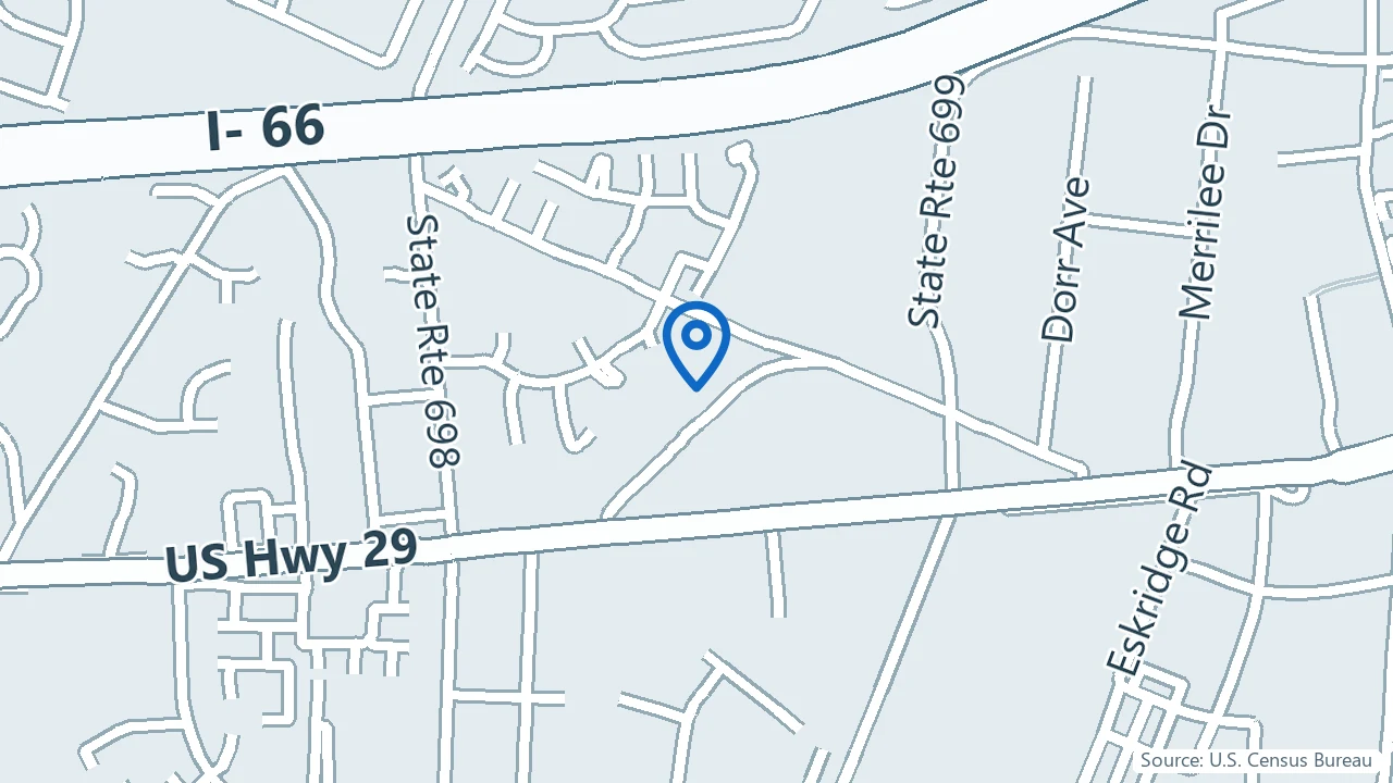 Map showing Capitol Ketamine and Wellness in Fairfax, Virginia