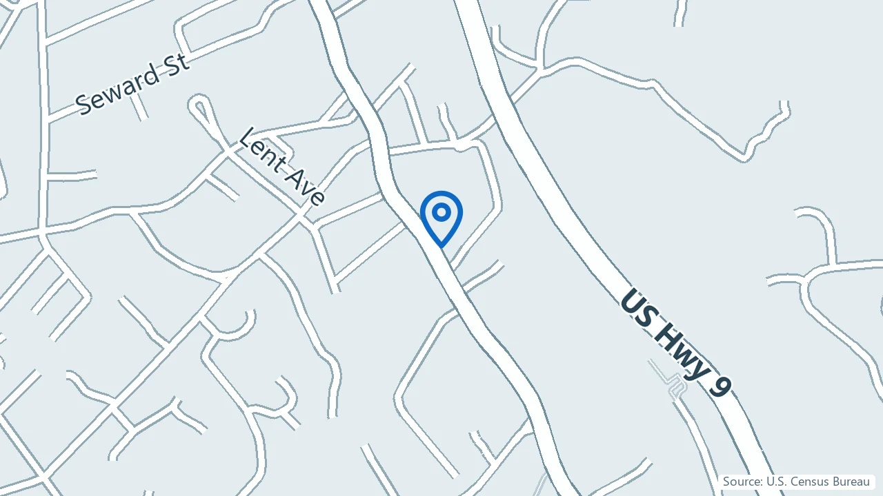 Map showing Kristina Manich NP in Psychiatry in Montrose, New York