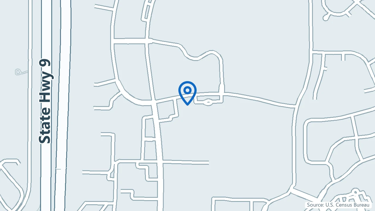 Map showing Riverview Community Mental Health Center in Port St. Lucie, Florida