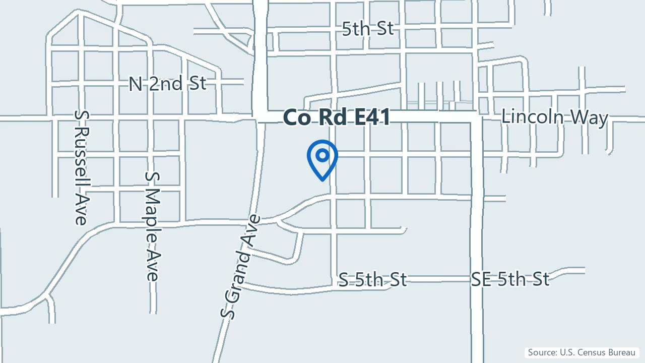 Map showing Walnut Creek Psychiatry in Ames, Iowa