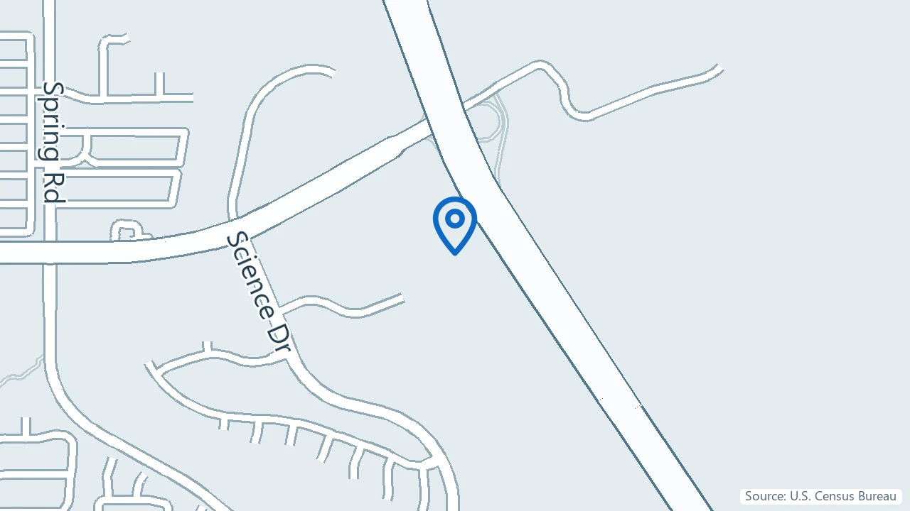 Map showing Arjun Reyes MD and Associates in Moorpark, California