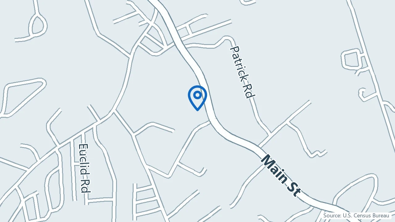 Map showing Tewksbury Psychiatry and Ketamine in Tewksbury, Massachusetts