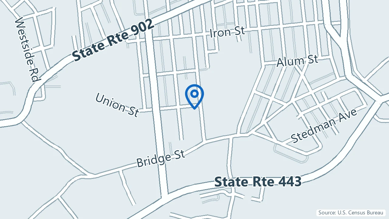Map showing Ethos Clinic in Lehighton, Pennsylvania