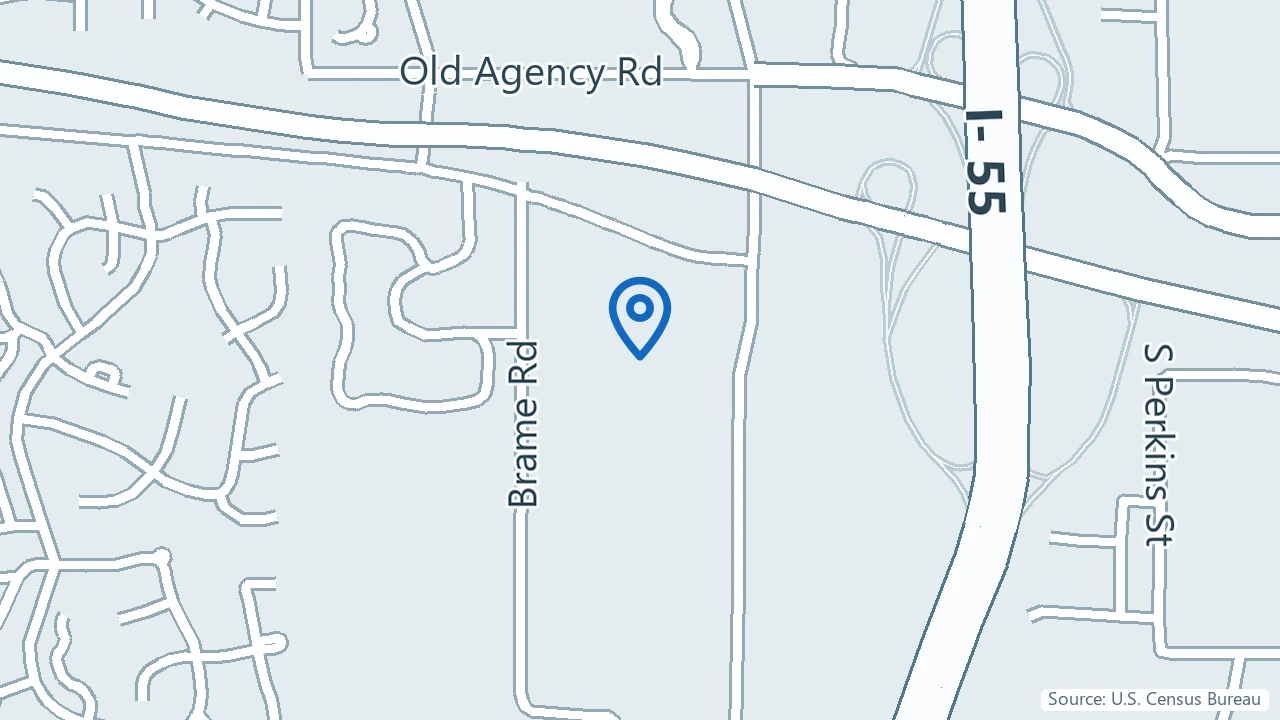 Map showing Precise Mind in Ridgeland, Mississippi