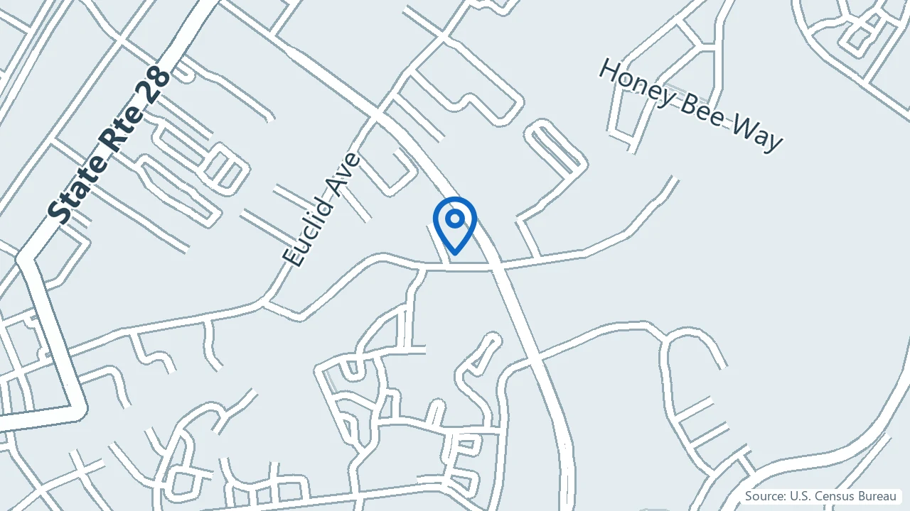 Map showing NoVA Care Psychiatry in Manassas, Virginia