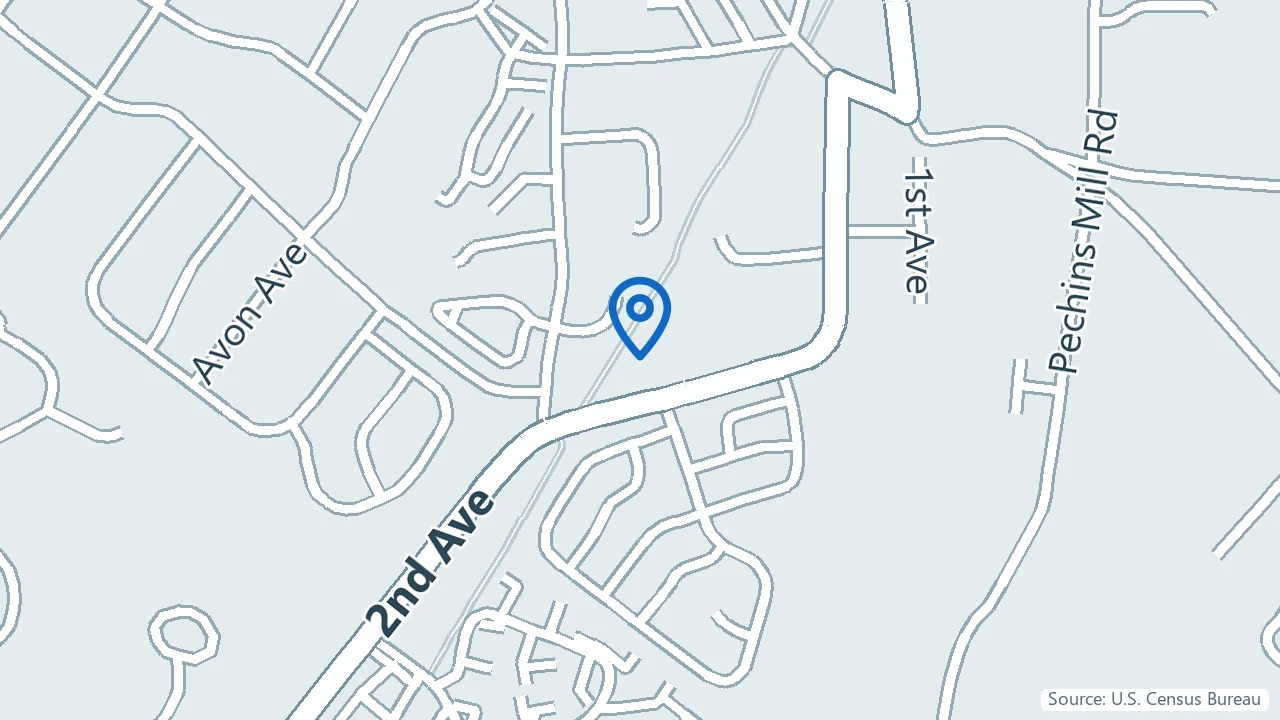 Map showing Nurowav in Collegeville, Pennsylvania