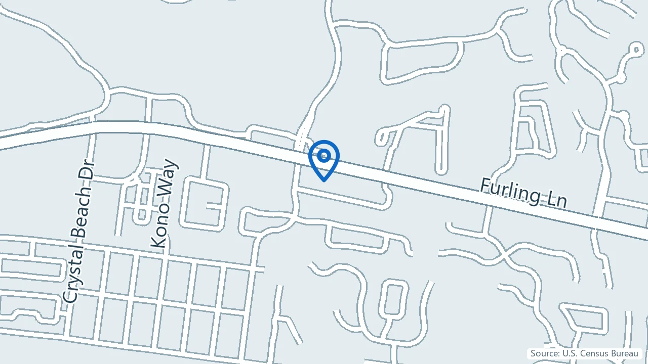 Map showing Be Well Solutions in Destin, Florida