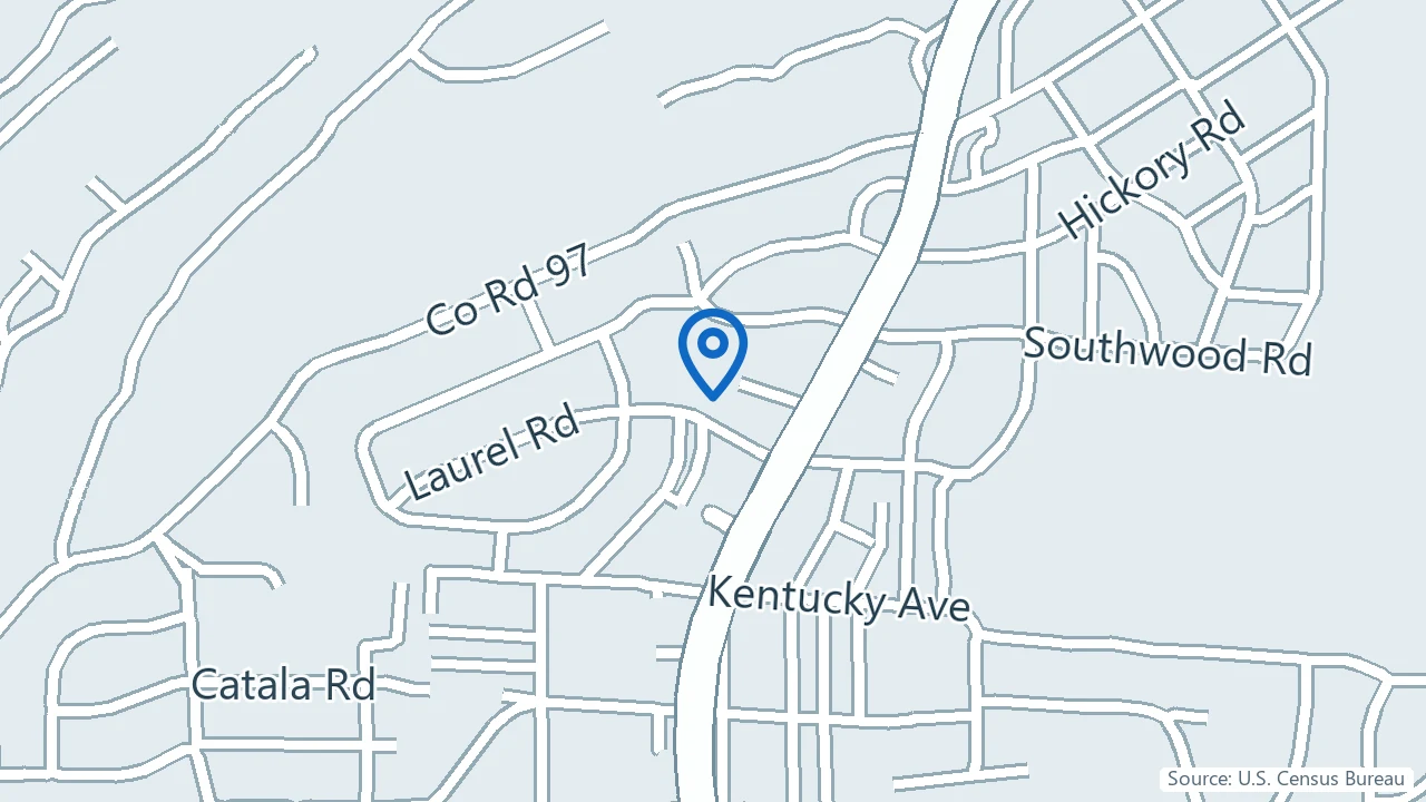 Map showing Southern Ketamine and Wellness in Vestavia Hills, Alabama