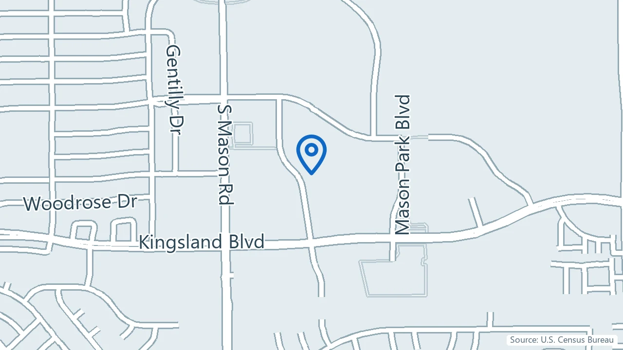 Map showing One Behavioral in Katy, Texas