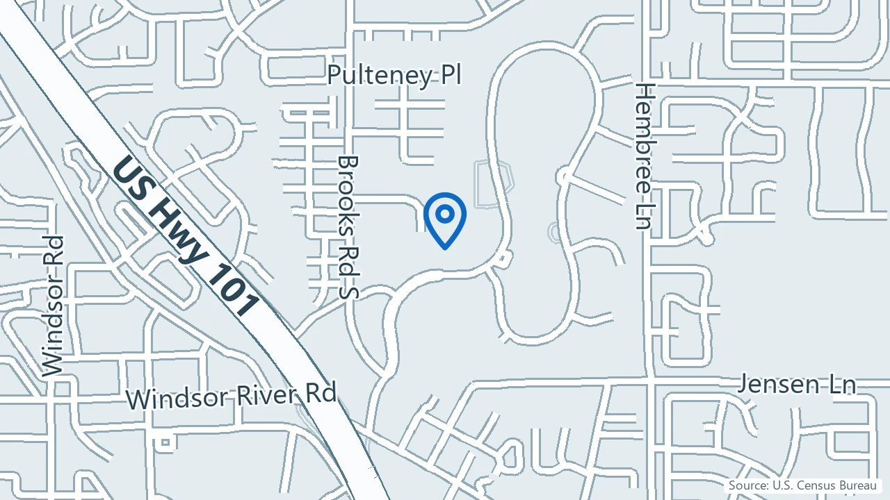 Map showing CIT Clinics in Windsor, California