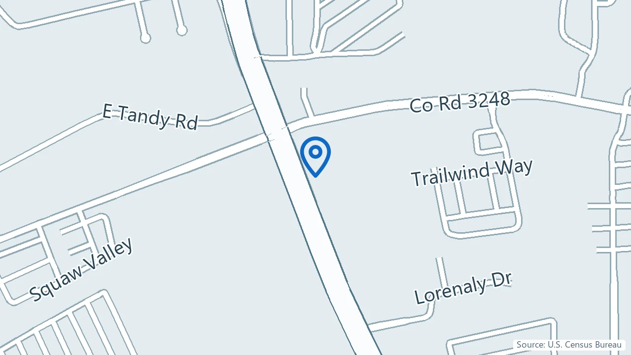 Map showing Ilumina Medi Glow in Brownsville, Texas
