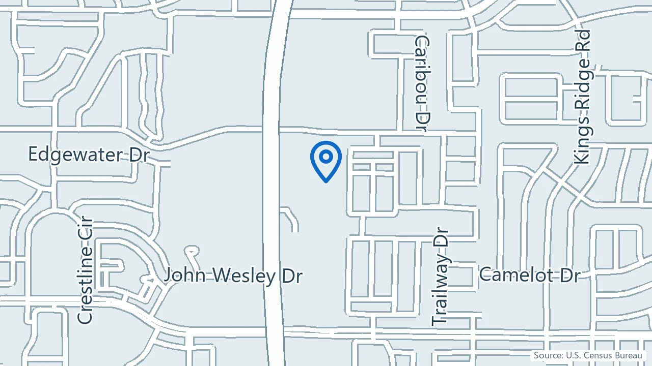 Map showing Wholesome Clinic in Frisco, Texas