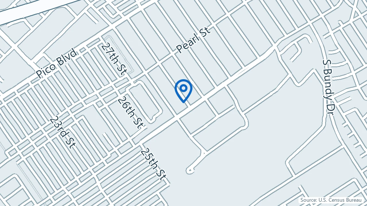 Map showing Neuro Wellness Spa in Santa Monica, California