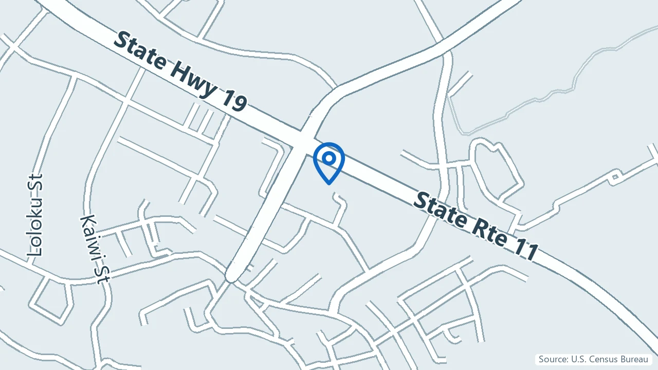 Map showing Hawaii Ketamine Clinic in Kailua-Kona, Hawaii