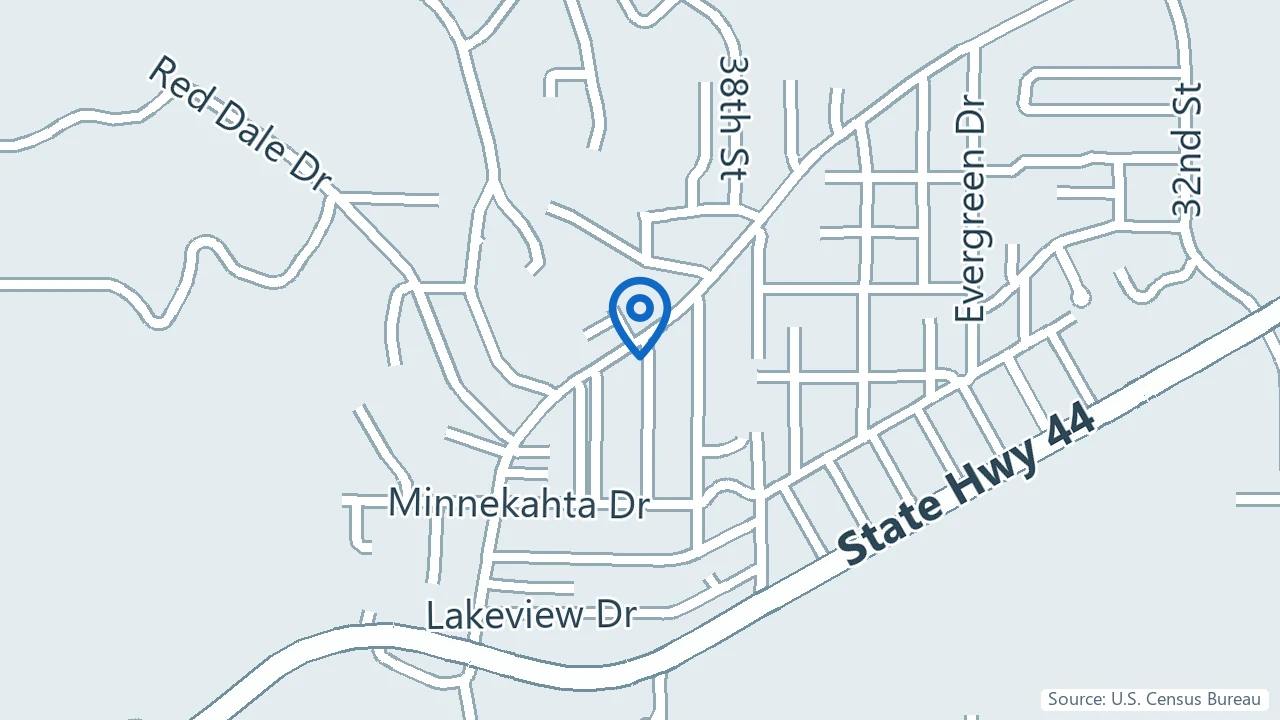 Map showing Rapid City Mental Health Professionals in Rapid City, South Dakota