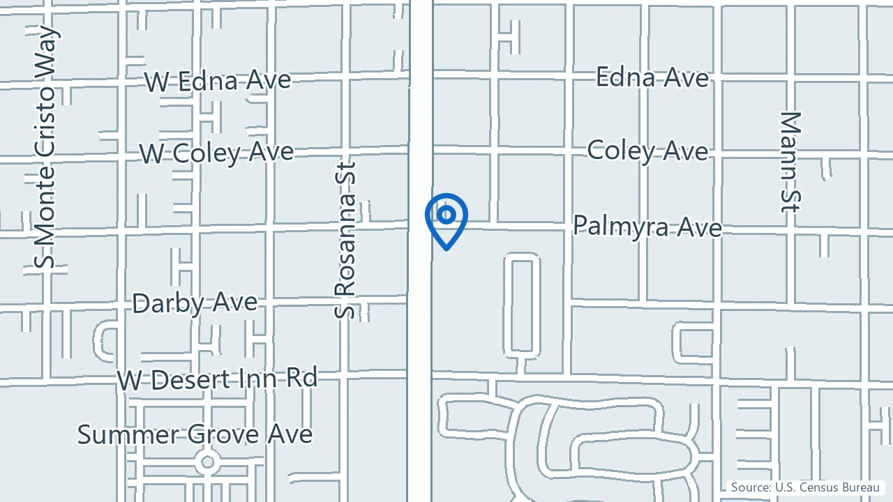 Map showing Apollo Medical Group in Las Vegas, Nevada