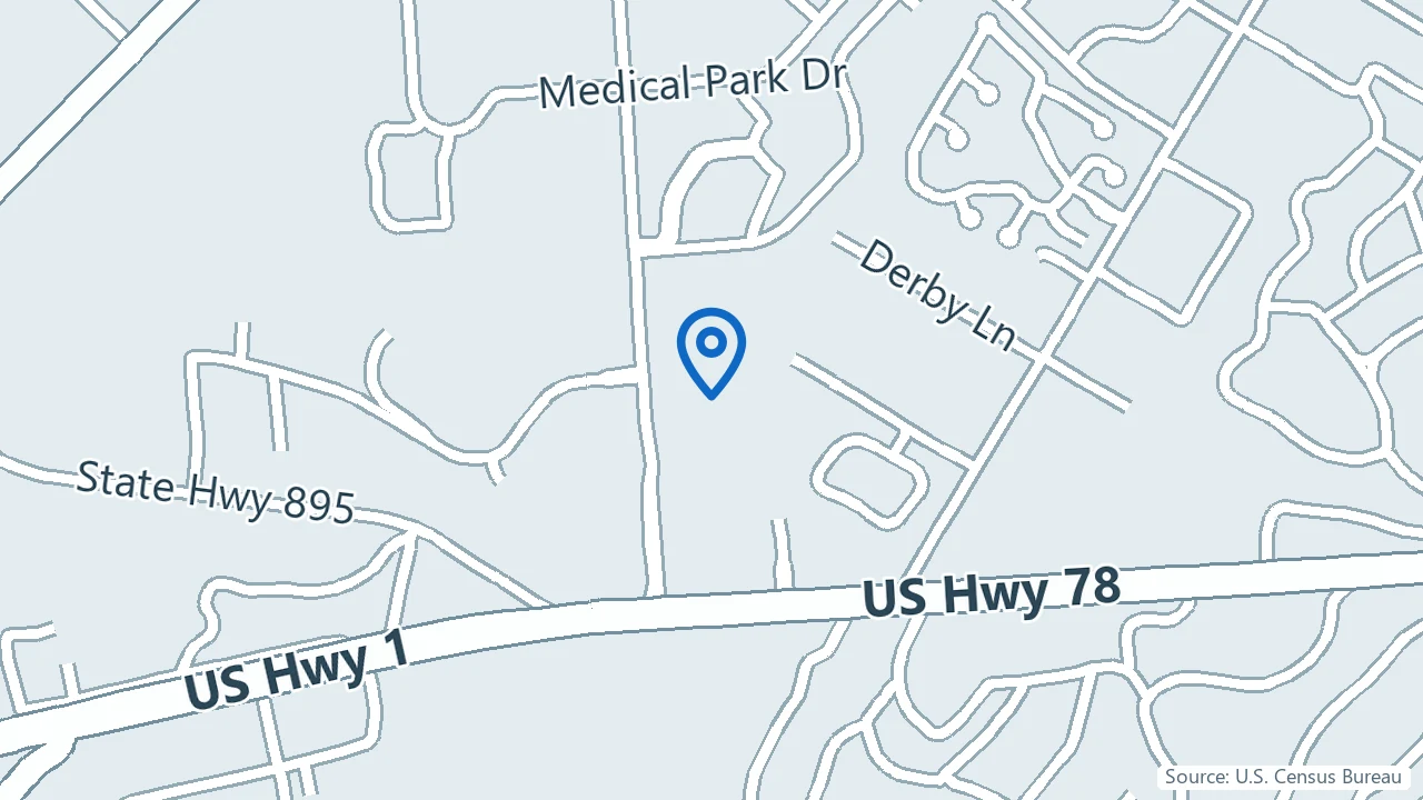 Map showing Integrative Flow Psychiatry in Aiken, South Carolina