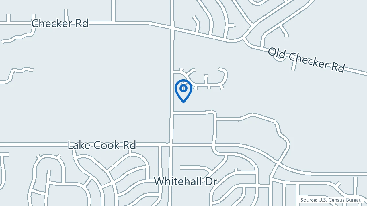 Map showing Geode Health in Buffalo Grove, Illinois