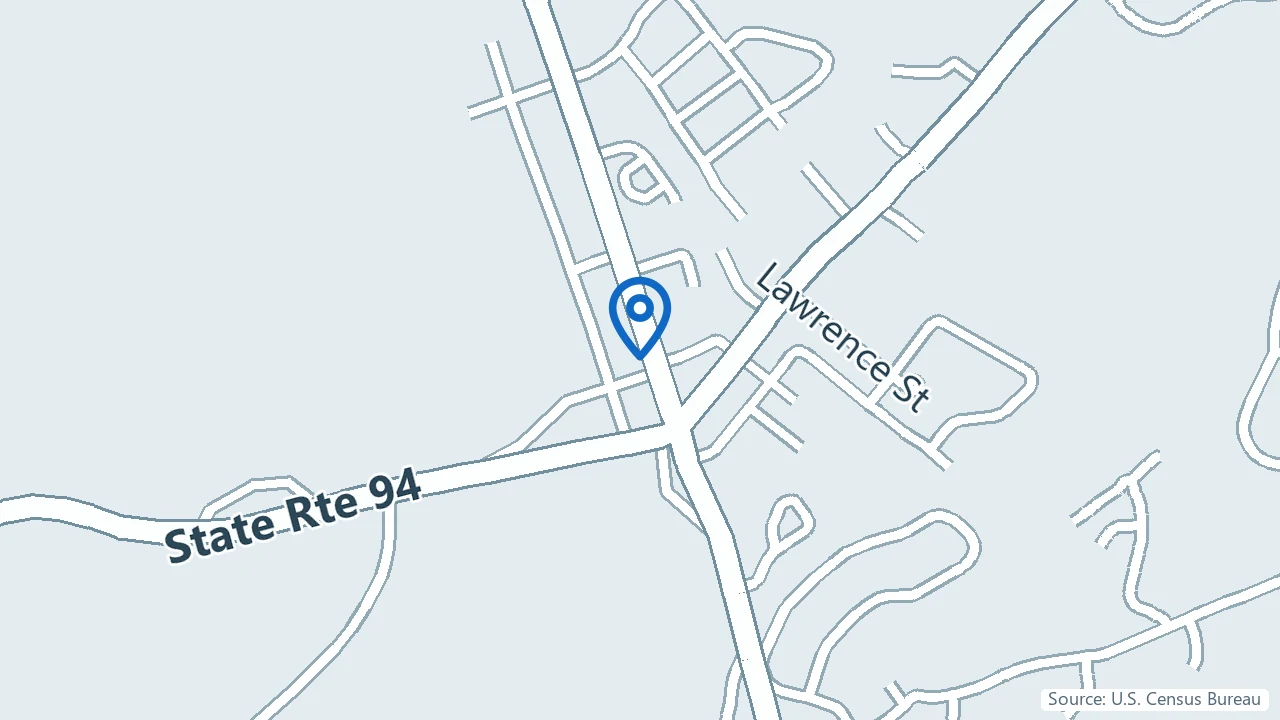 Map showing North Jersey Interventional Pain Center in Hamburg, New Jersey