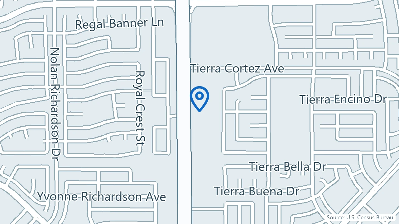 Map showing Haracec Complete Healthcare in El Paso, Texas