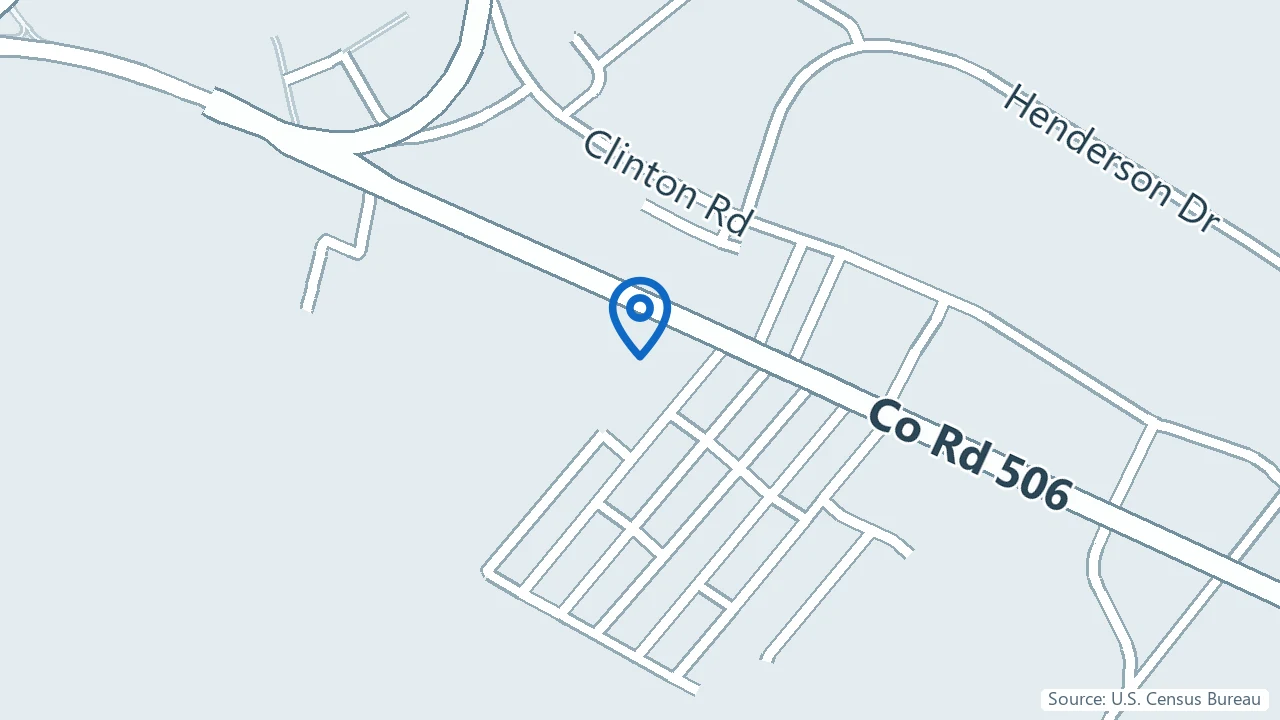 Map showing The Counseling Center at West Caldwell in West Caldwell, New Jersey