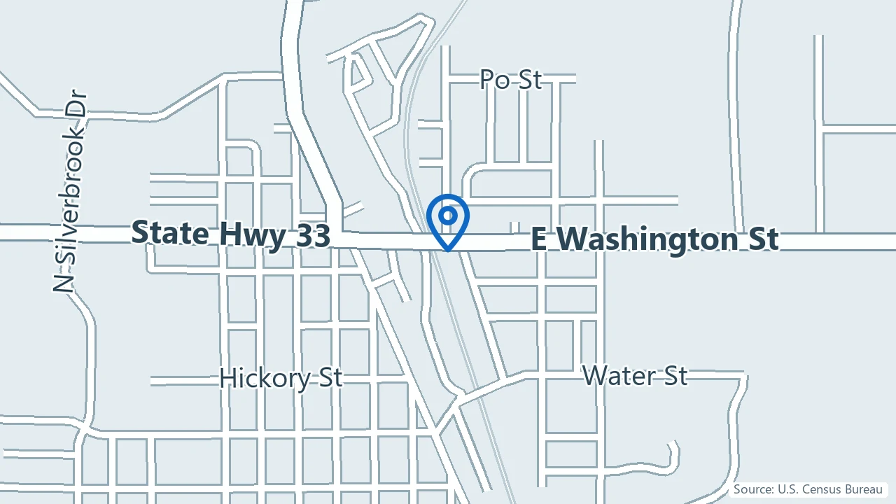 Map showing Affiliated Clinical Services in West Bend, Wisconsin