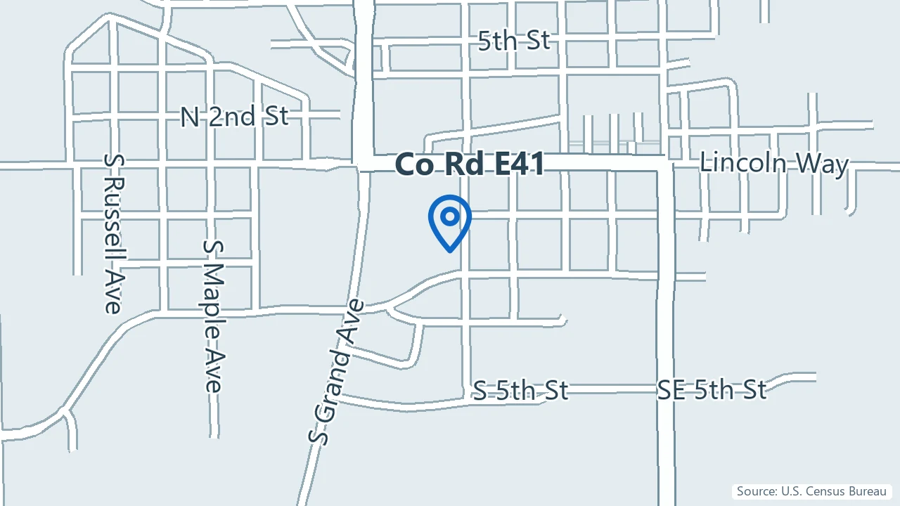 Map showing Ames Ketamine Clinic in Ames, Iowa