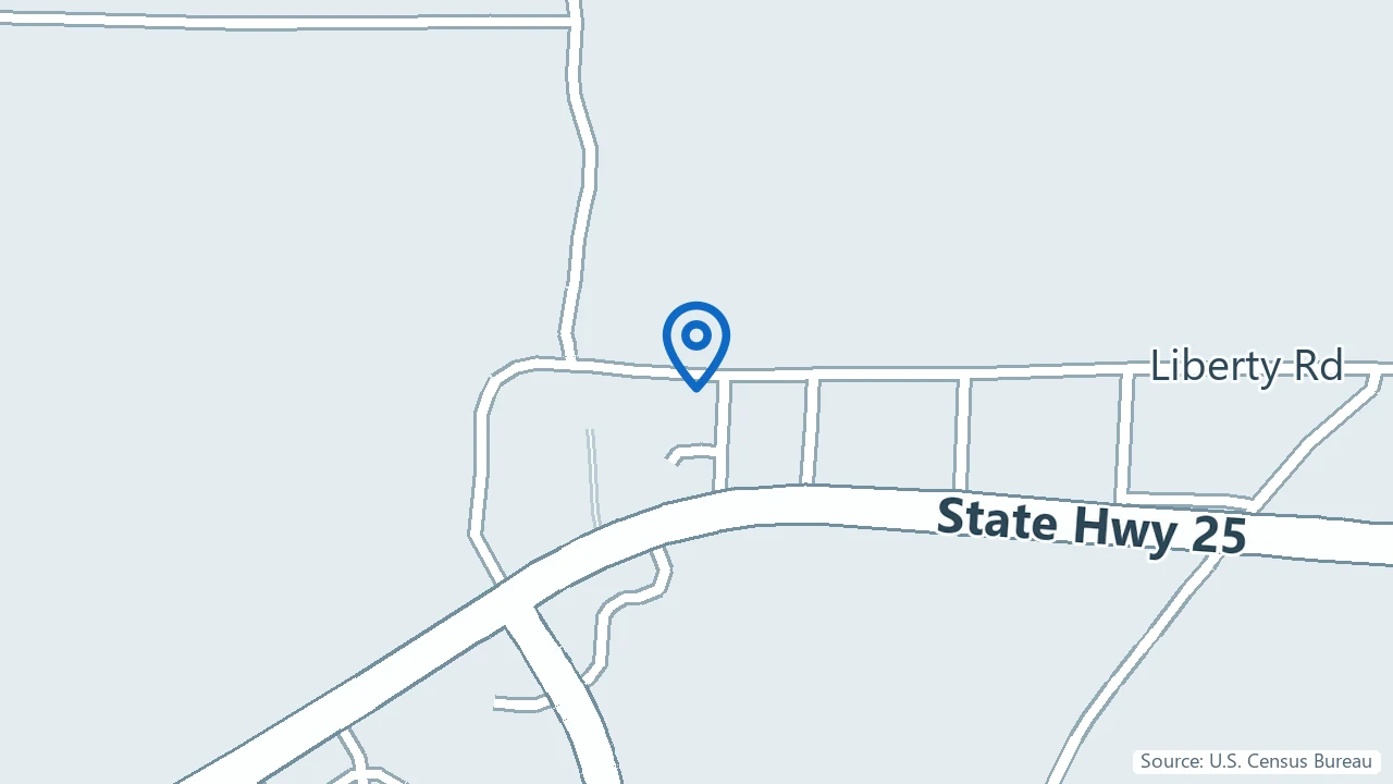 Map showing Precise Mind in Flowood, Mississippi