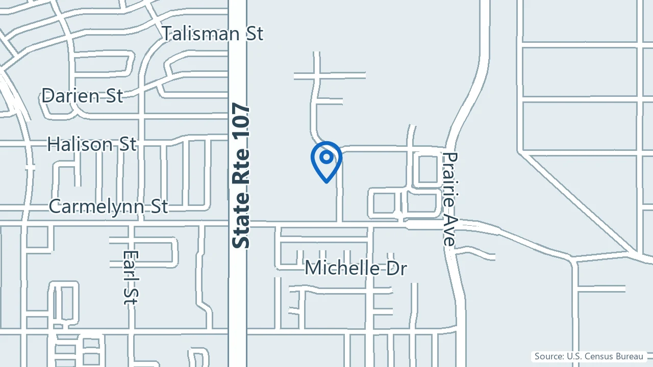 Map showing Inland Psychiatric Medical Group in Torrance, California