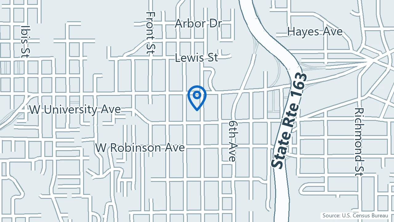 Map showing SD Wellness Group in San Diego, California