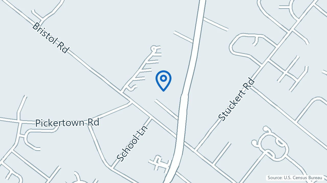 Map showing Your North Wellness in Warrington, Pennsylvania