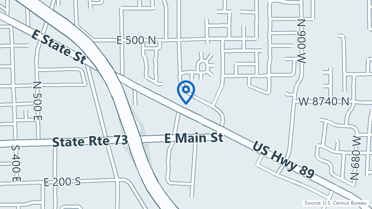 Map showing NeuroWellness Utah in Lehi, Utah