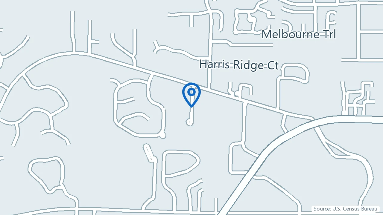 Map showing Hightop Health in Roswell, Georgia