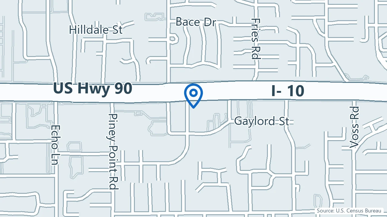 Map showing Wells Medicine in Houston, Texas